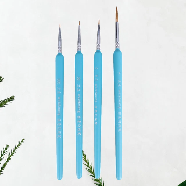 4 kits de micro pincel de pintura detalle para niños escritura para niños finos