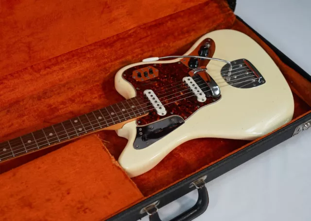 1965 Vintage Fender Jaguar Olympic White OHSC