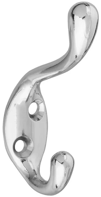 National Hardware N248-237 Heavy Duty Coat & Hat Hook, Nickel Plated