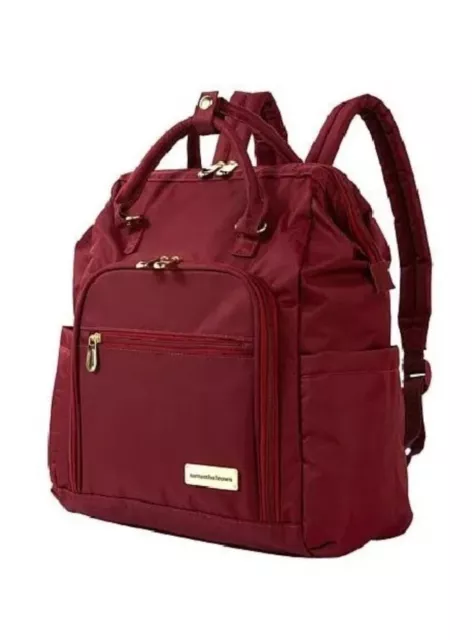 Samantha Brown Travel Backpack-Burgundy-NWT-Orig. $79.95