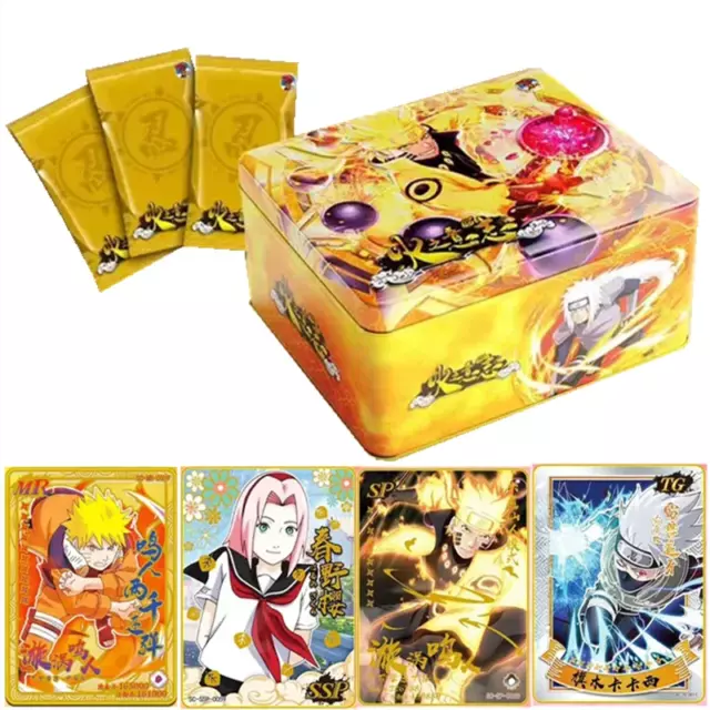 Naruto Premium Metal Tin Booster Box Trading Cards Naruto CCG HY-SC-0150 NEW