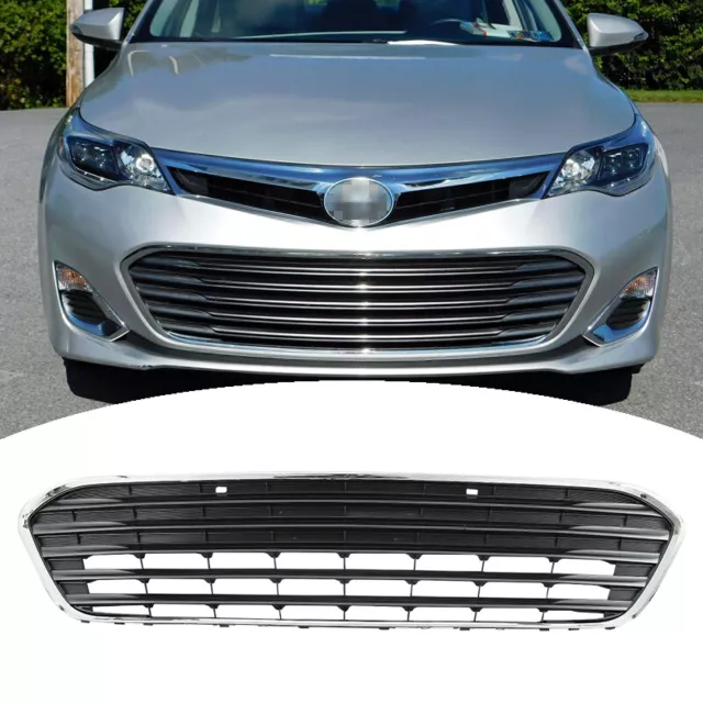 Fit 2013 2014 2015 Toyota Avalon XLE Front Lower Chrome Mesh Grille Grill