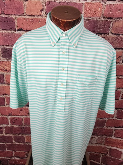 Donald Ross Men's XL Green Philadelphia Cricket Club Short Sleeve Polo Shirt ⛳