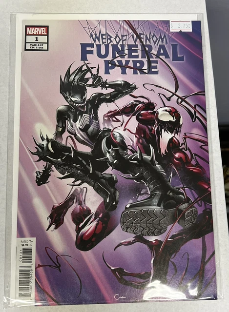 Web of Venom: Funeral Pyre #1 Clayton Crain 1:25 Incentive Variant Cover Marvel