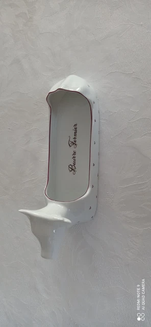 Beurrier vache porcelaine Apilco - Arts de la table