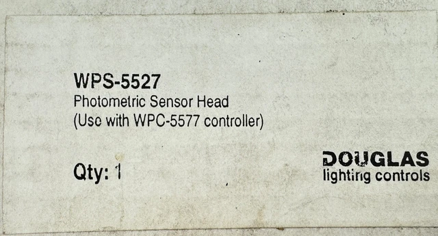 Douglas Lighting Controls Photometric Sensor Head WPS-5527  for WPC-5577 Control