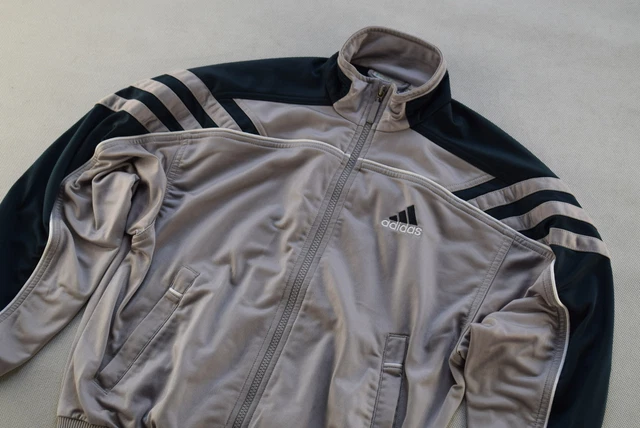 Adidas Giacca Allenamento Windbreaker Sport Jacket Jumper Vintage 2001 Bambini 152 M