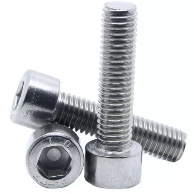 4mm M4 ALLEN BOLT SOCKET CAP SCREWS HEX HEAD A4 MARINE GRADE STAINLESS STEEL