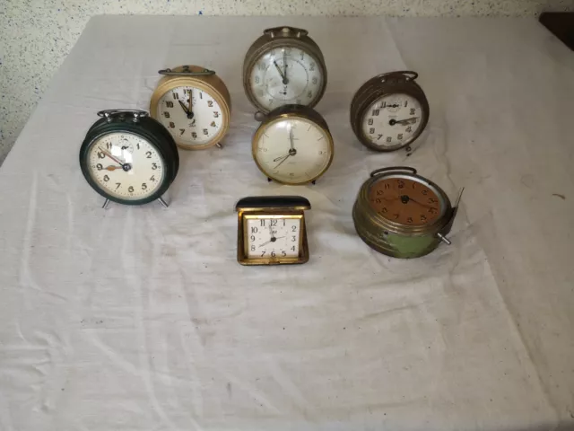 lot de réveil Bayard Jaz junghans pour pièces détachées