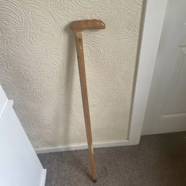 Vintage Wooden Walking Stick