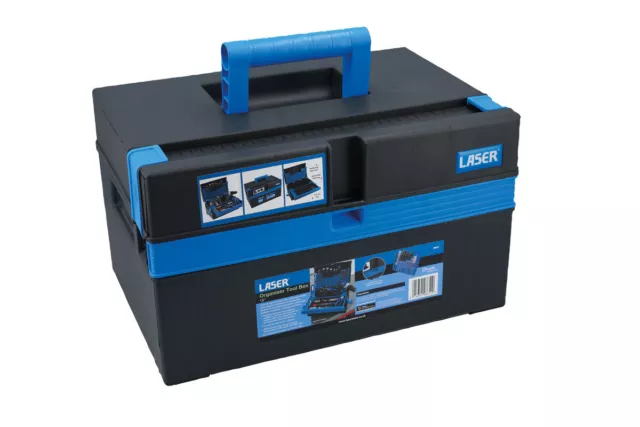 Laser Tools Organisateur Outil Boite 380mm (38.1cm) 8651