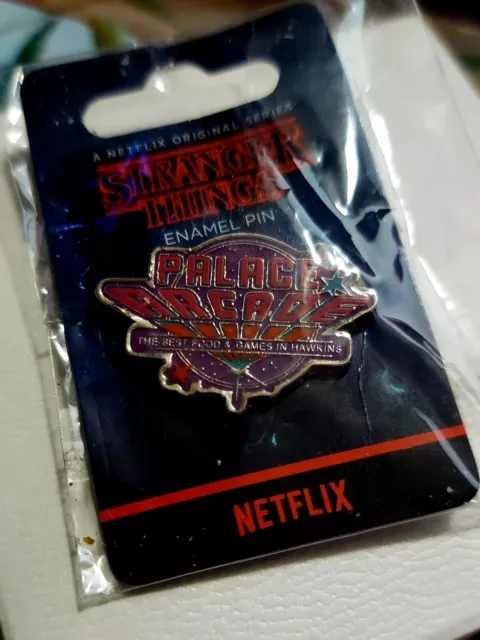 STRANGER THINGS Palace Arcade Enamel Pin 80's Mall games