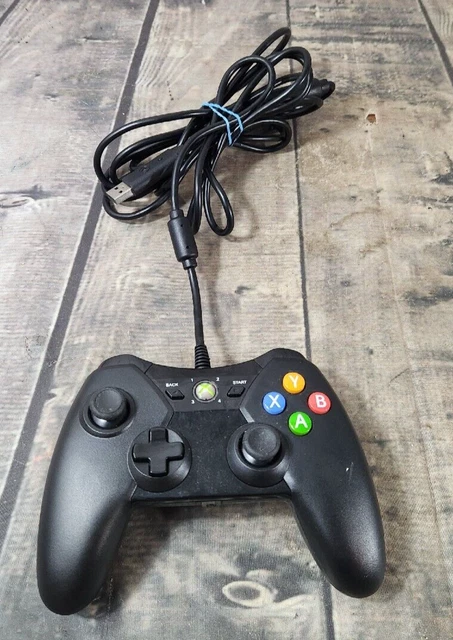 Power A Microsoft 1414135 -02 XBOX 360 & Windows Wired Controller - Black