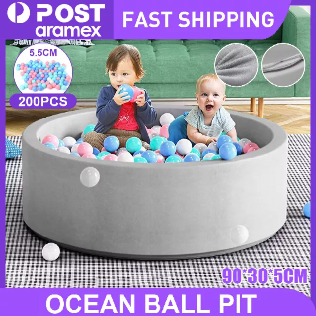 90x30cm Soft Baby Kids Ocean Ball Play Pit Paddling Foam Pool Child Barrier Toy