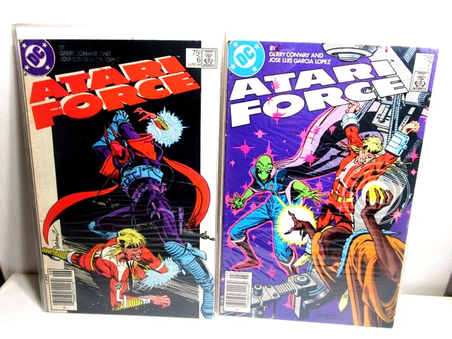 DC Comics Atari Force Issues #6-7 (1984) Garcia-Lopez Bagged Boarded