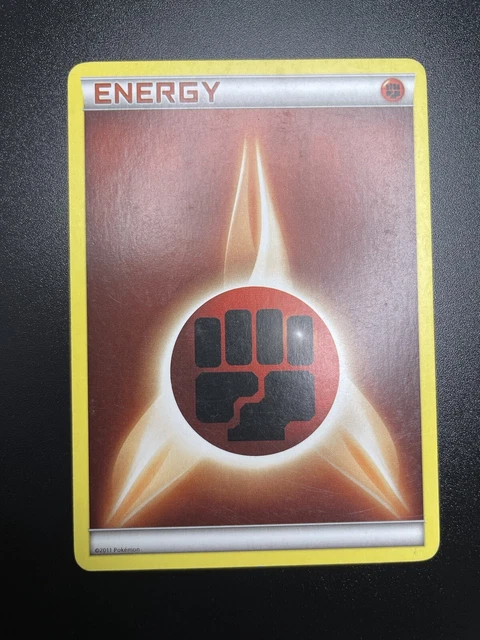 2011 Pokémon Fighting Energy Trading Card