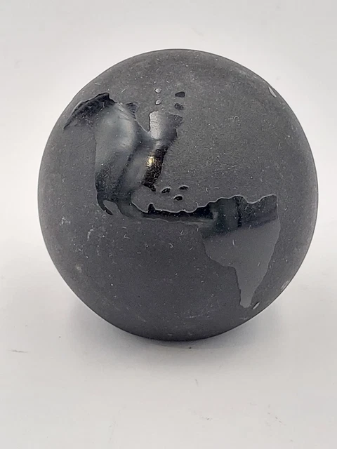 Vintage SULFIDE World Map BLACK Matte and Glossy Paper Press D80mm and 567gr