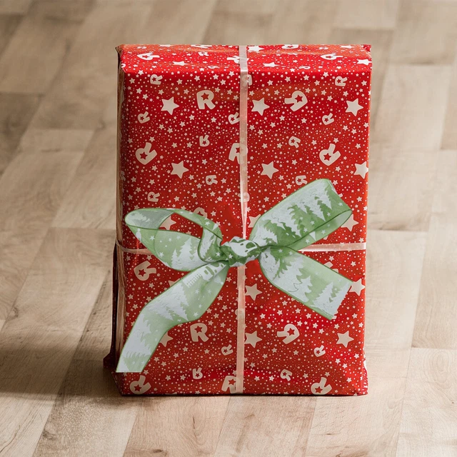 9Pcs Schneeflocke Band DIY Geschenk Wrap Bänder Weihnachten Kranz Bogen 11