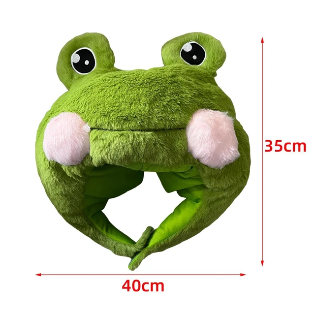 FROG SHAPED HAT Party Costume Hat for Adults Kids Headgear Cartoon for ...