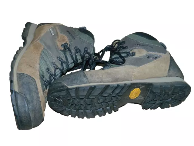 MENS KARRIMOR EVENT walking/ Hiking boots Size 9 ..Vibram soles.. Taupe ...