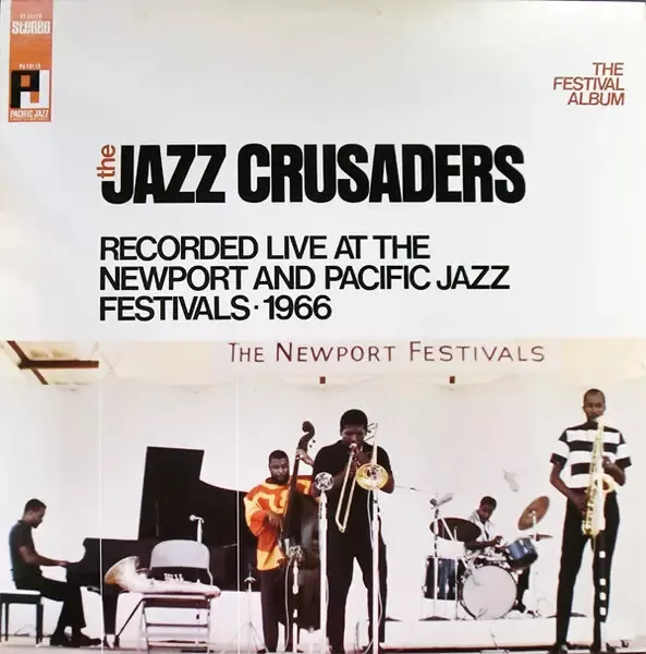 The Crusaders The Festival Album INSERT JAPAN Pacific Jazz Vinyl LP