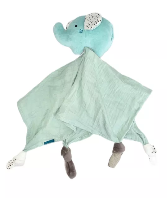 Babydream Rossmann Schmusetuch ELEFANT Kuscheltuch Schnuffeltuch blau