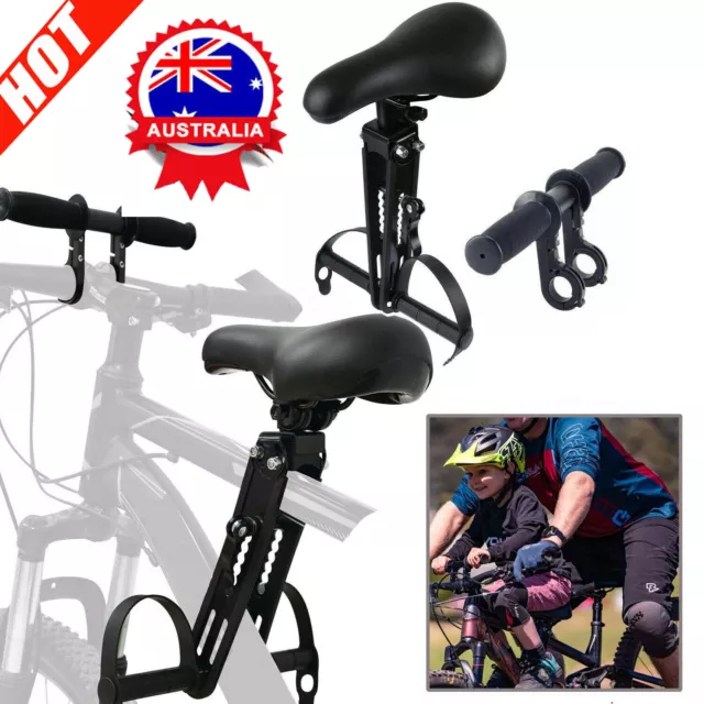 Kid Bike Front Seat Armrest Set Detachable MTB Mounted Child Top Tube Bicycle AU