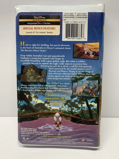 DISNEY'S &THE RESCUERS Down Under