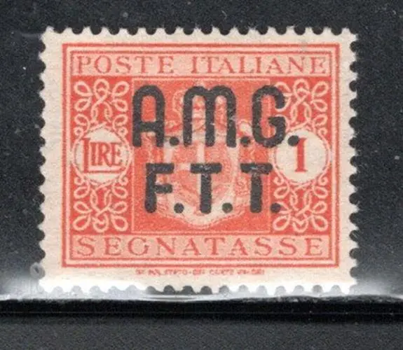 Italy  Italian  Europe  Stamps  Overprint  Amg Ftt Mint Hinged    Lot 488Bb