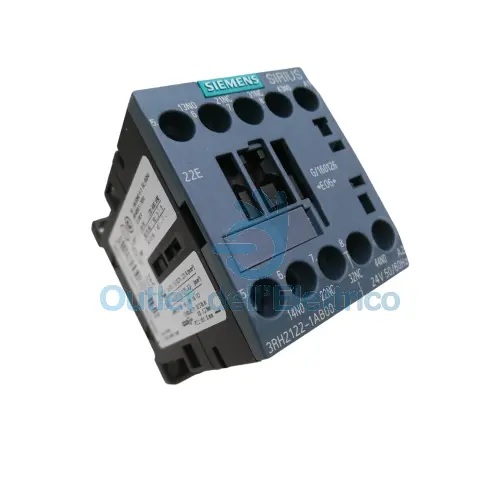 Siemens 3RH21221AB00 Contactor Auxiliary 2L, 2R AC 24V, S00, VT VTX