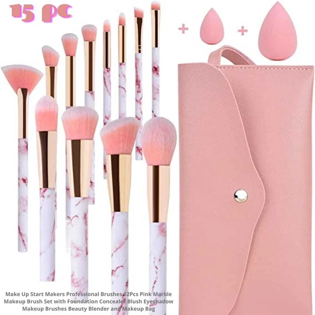 Pennelli Make Up Start Makers Professional 12Pz Beauty Blender pennelli trucco
