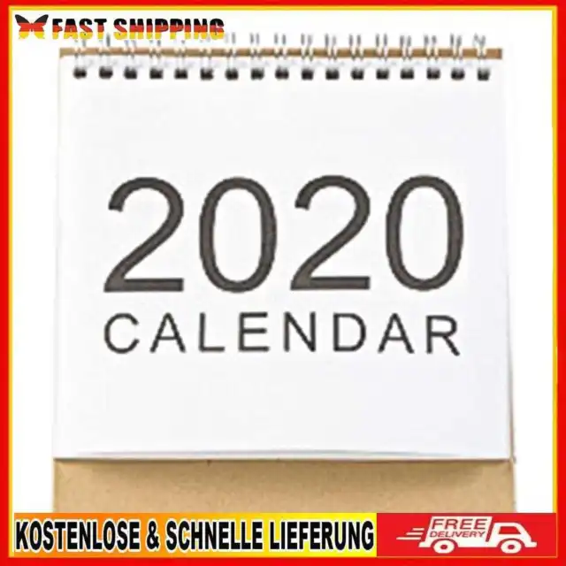 vanpower Creative 2020 Tischkalender Täglicher Jahresplaner Notizen Tischkalende
