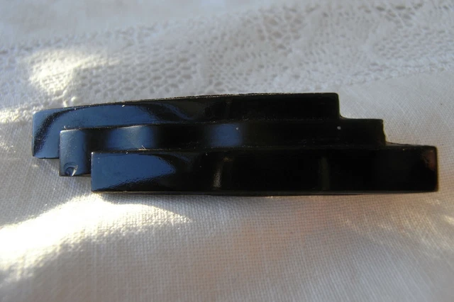 Sehr alte Trauerschmuck Brosche mit schönem Schliff - Jet, Gagat? Glas? Sehr alte Trauerschmuck Brosche mit schönem Schliff - Jet, Gagat? Glas?