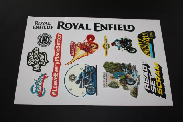 #739 Royal Enfield Motorrad Motorcycle Aufkleber Sticker Kleber Logo Autocollant