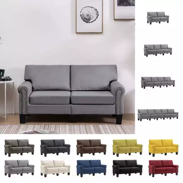 Sofa 5er Stoff Loungesofa Couch Sitzmöbel Polstersofa mehrere Auswahl vidaXL