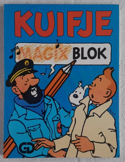 Tintin (Kuifje) Magix Blok Jeux Et Cartes Postales A Decouper  Casterman Rare