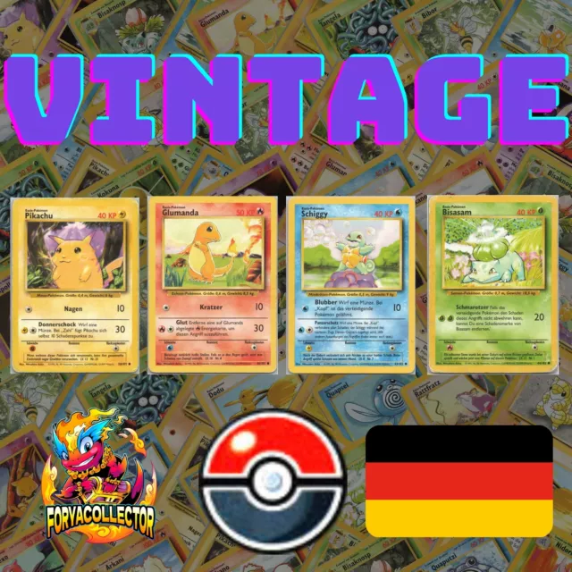 Pokemon Deutsch Base Set Auswahl Einzelkarten WOTC DE