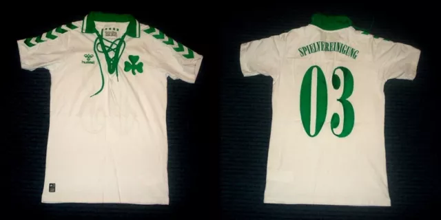 Vintage Hummel GREUTHER FURTH Spielvereingung 03 Shirt Jersey Germany SIZE: S