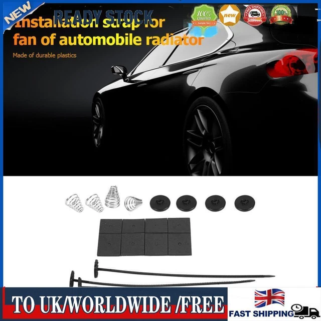 1 Set Car Electric Cooling Radiator Fan Mounting Tie Rod Kit Bracket Universal