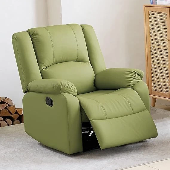 FAUX LEATHER LAZY boy Manual Recliners,Lounge Seat Overstuffed