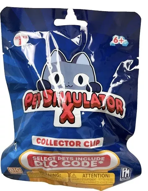 Pet Simulator X Mystery Figure Hangers / Factory Sealed Box Of 24 Pack