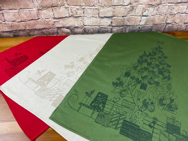 Sander Geschirrtuch 50 x 70 cm Christmas Tree of Love Jacquard Farbwahl