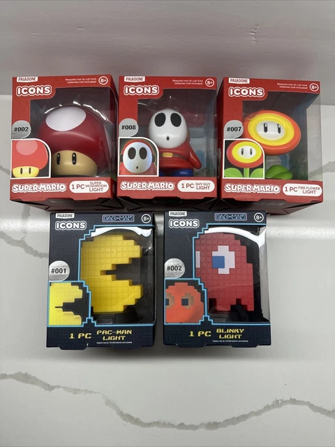 PALADONE ICONS SUPER Mario & Pac-Man lights NEW £52.09 - PicClick UK