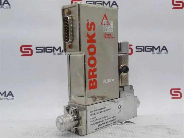 Brooks Sla7950S1Egg1B2A1 Mass Flow Controller N2 10Slpm 5°C-65°C (40124)