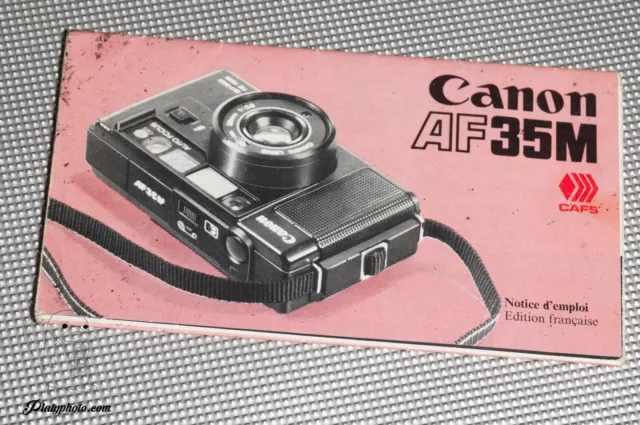 -Fr- Canon Af35M Mode D'emploi Notice Manual