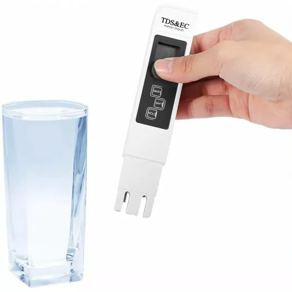 Penna Tester Test Lcd Digitale Qualità Acqua Temperatura Durezza Salinità Ppm