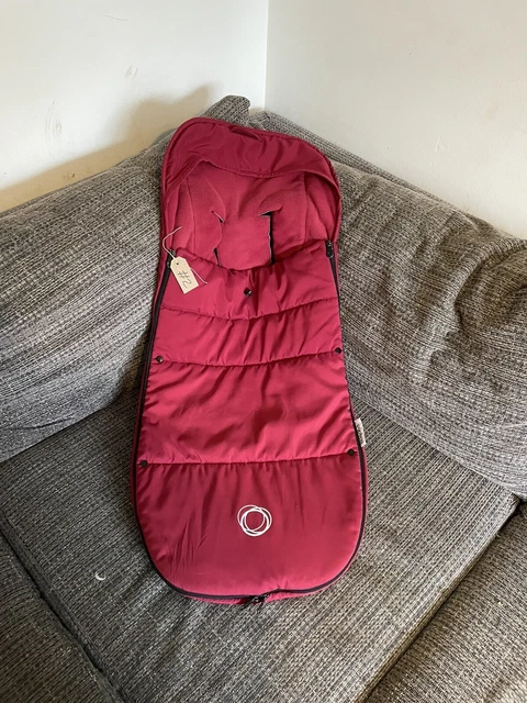 Bugaboo ruby red footmuff hotsell