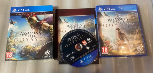 Sony PlayStation 4 PS4 game assassins creed odyssey omega edition with box