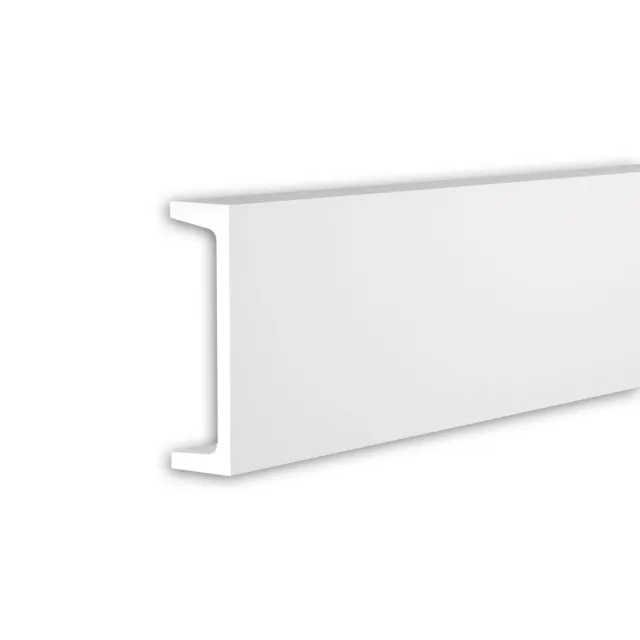 Profhome 403102 barra de friso perfil de fachada barra decorativa barra de estuco 2 m