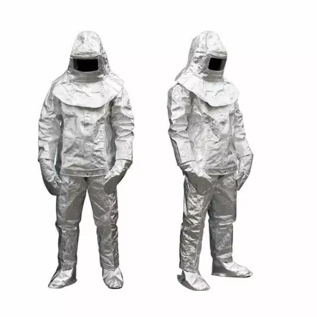 THERMAL RADIATION 1000 Degree Heat Resistant Aluminized Suit Fireproof ...